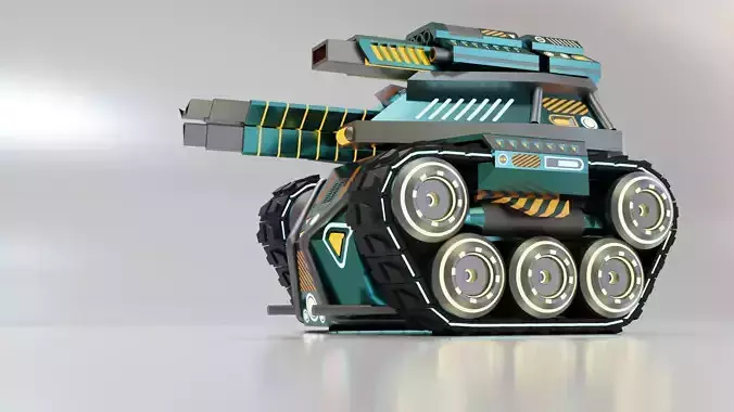 Stylized Sci fi Tank