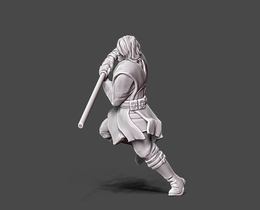 Dark adept - 35mm scale 3D print model_1