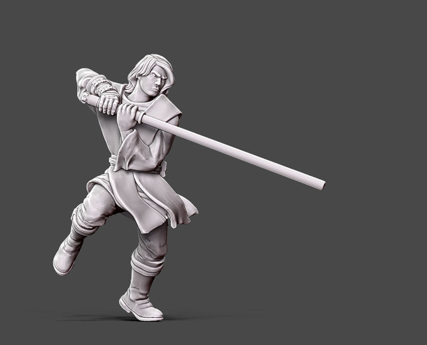 Dark adept - 35mm scale 3D print model_5