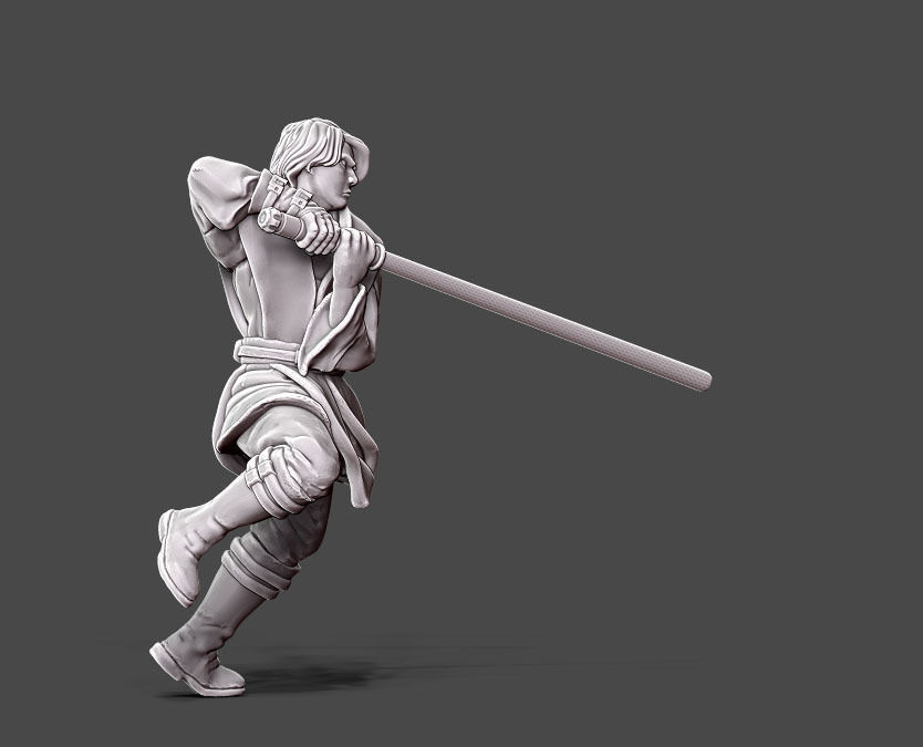 Dark adept - 35mm scale 3D print model_4