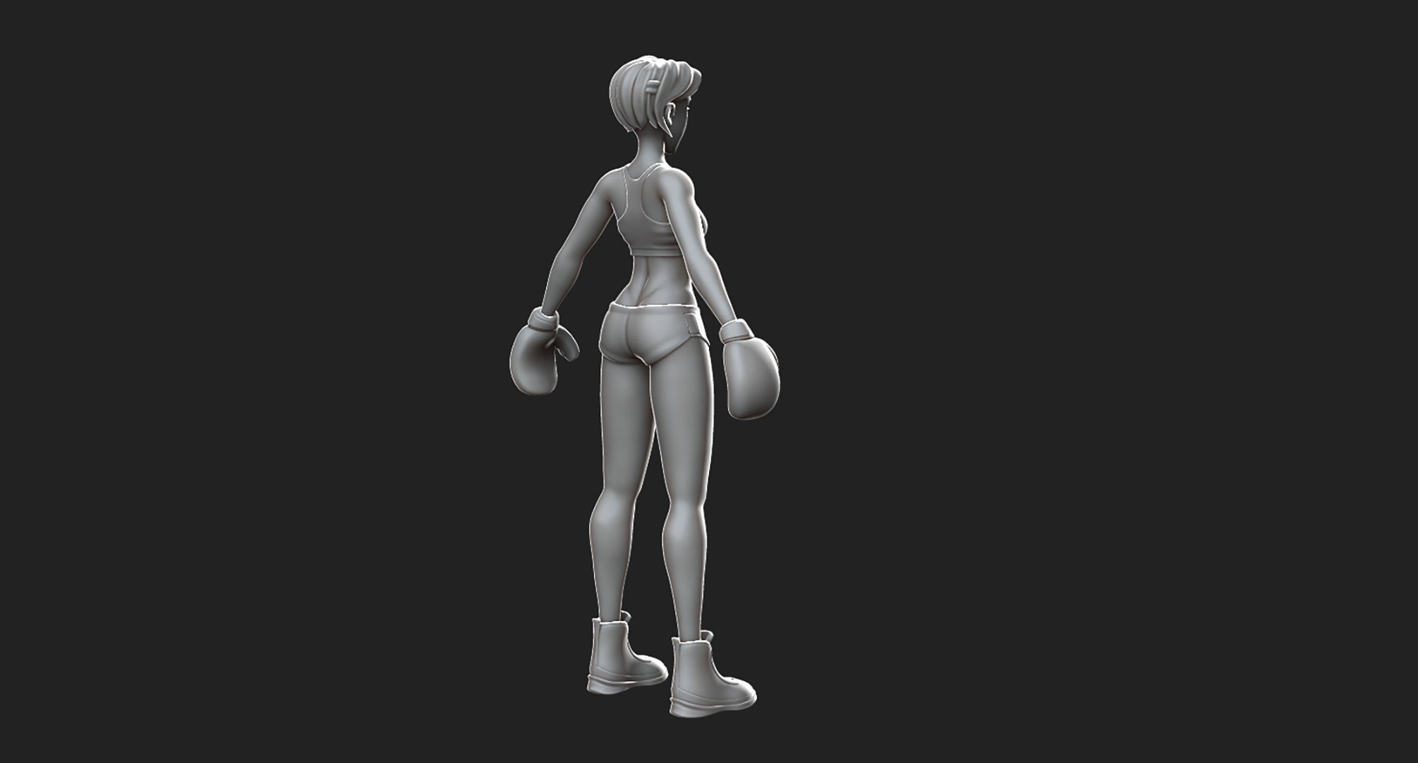 Girls basemeshes pack 3D Model Collection_8