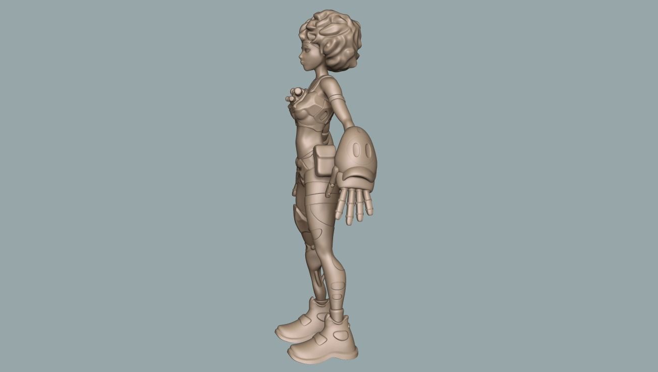 Girls basemeshes pack 3D Model Collection_17