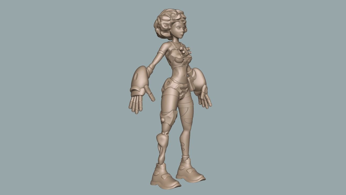 Girls basemeshes pack 3D Model Collection_20