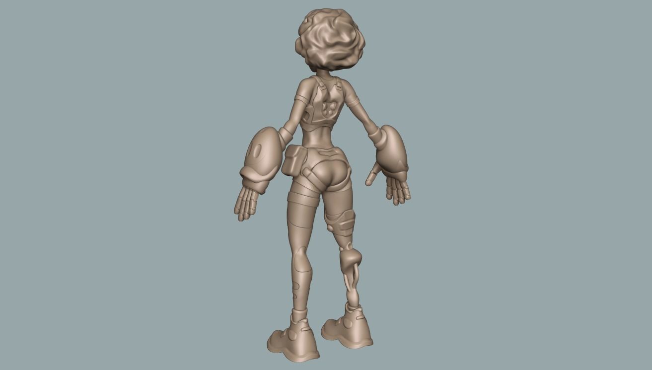 Girls basemeshes pack 3D Model Collection_18