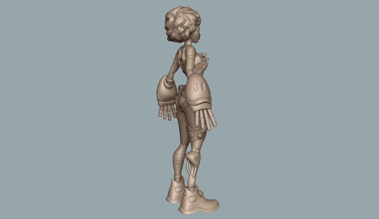 Girls basemeshes pack 3D Model Collection_26