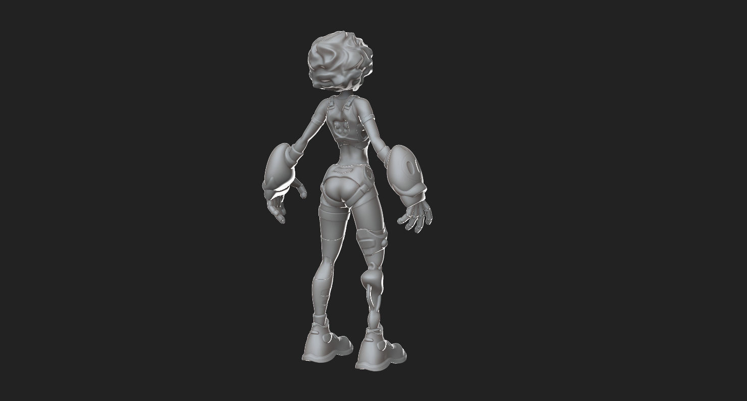 Girls basemeshes pack 3D Model Collection_6