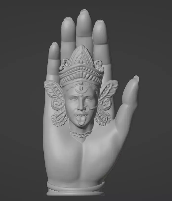 Maa Tara or Kali - Goddess of Ultimate Power 3D print model_0