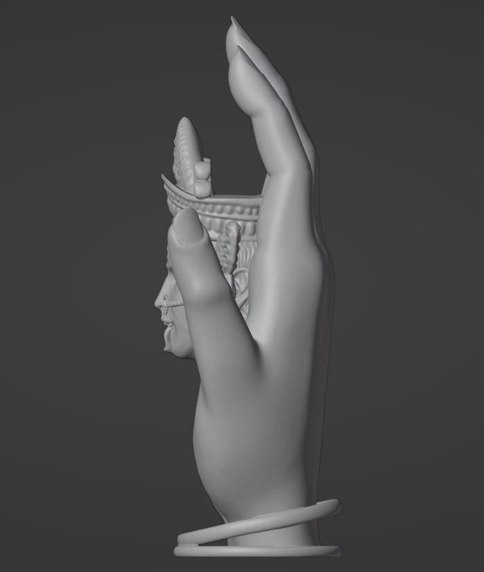 Maa Tara or Kali - Goddess of Ultimate Power 3D print model_3