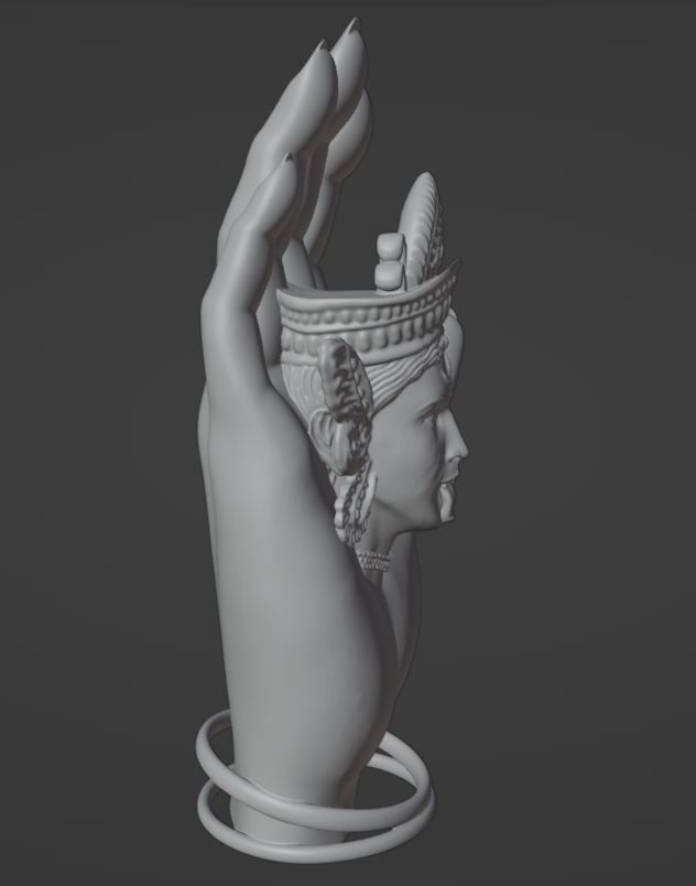 Maa Tara or Kali - Goddess of Ultimate Power 3D print model_6