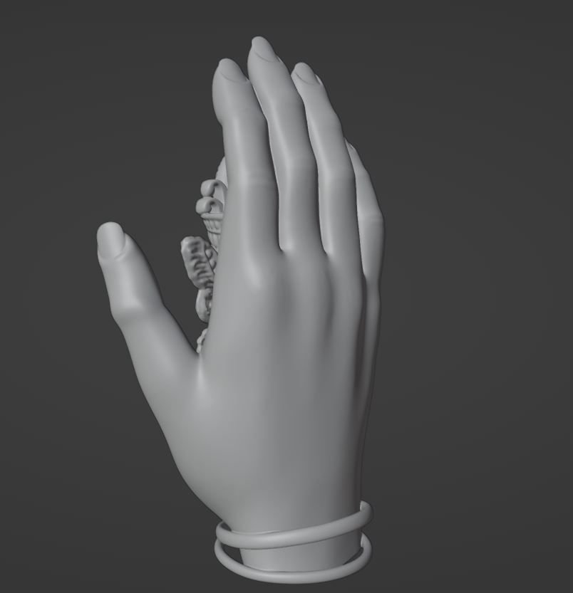 Maa Tara or Kali - Goddess of Ultimate Power 3D print model_4