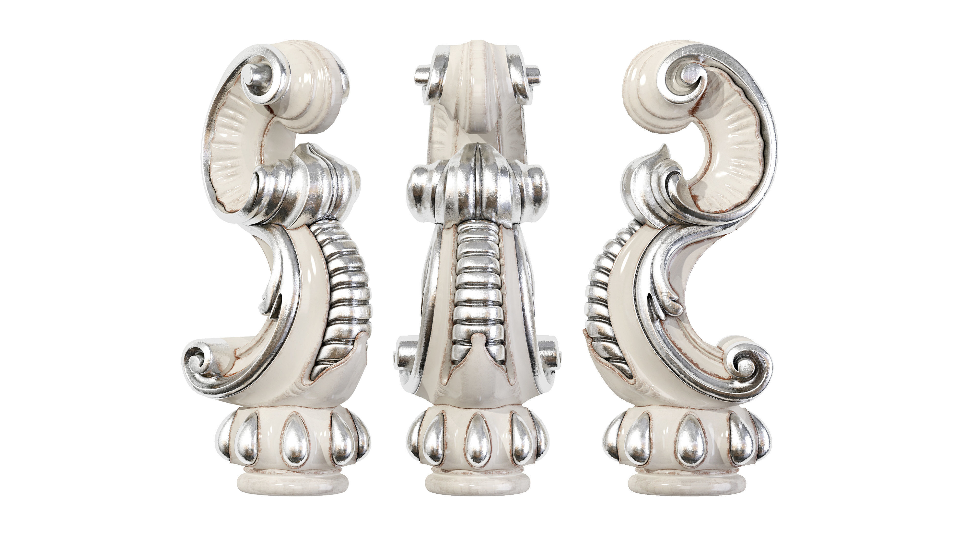 Classic leg 032 3D model_3