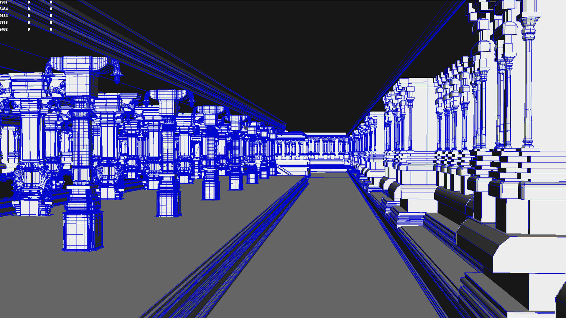 god murugan temple interior 3D model_19