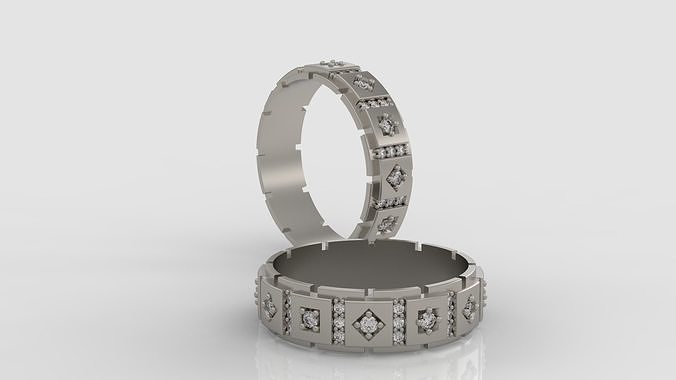 Mens  ring 3d print model A36 Free 3D print model