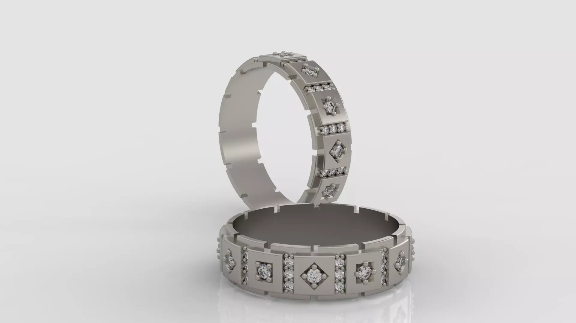 Mens ring 3d print model A36 Free 3D print model