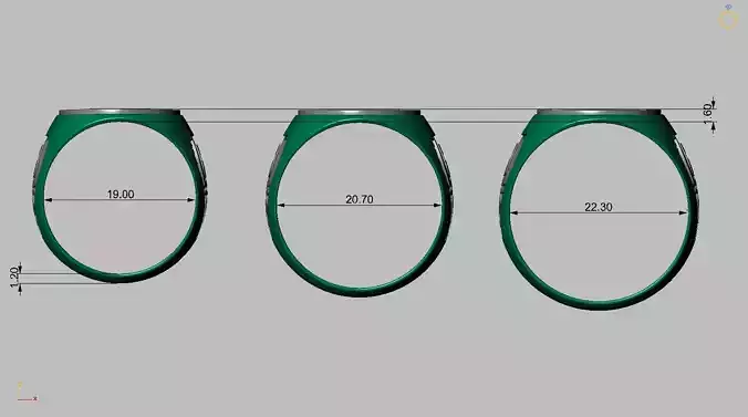 Saint Benedict Ring  Sizes 9 - 11 and 13