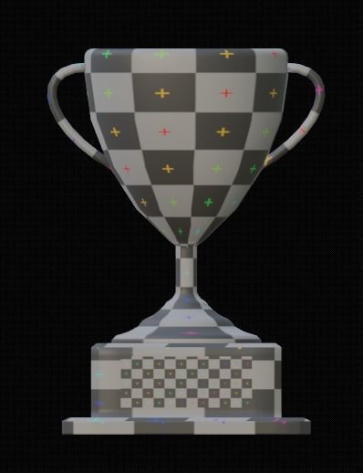 Trophy from Maze Mart Challenge Low-poly 3D model_6