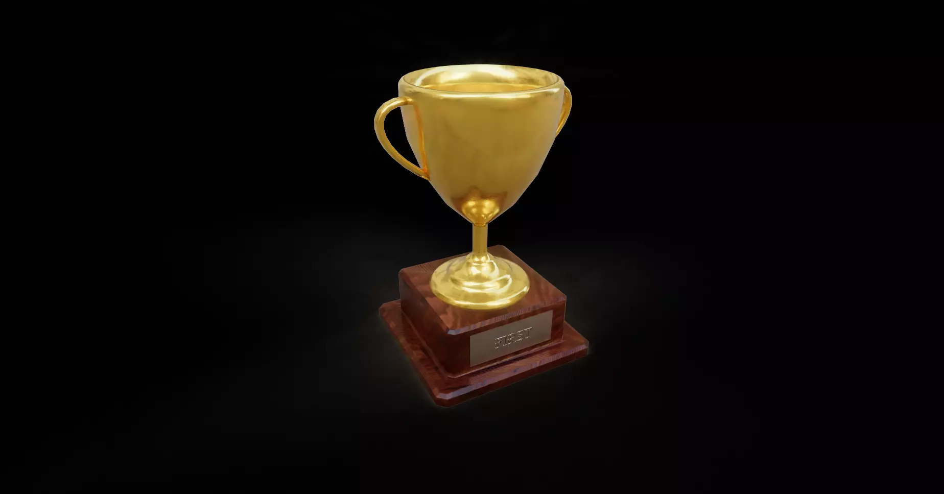 Trophy from Maze Mart Challenge Low-poly 3D model_0