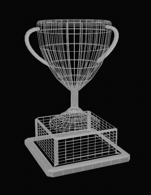 Trophy from Maze Mart Challenge Low-poly 3D model_1