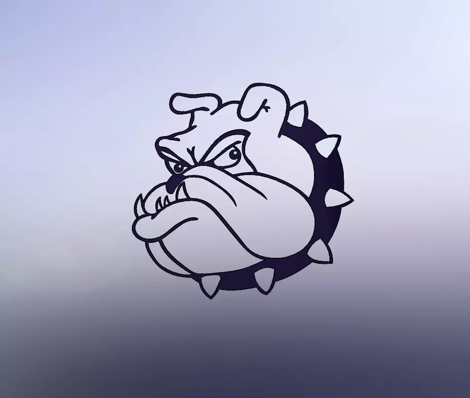 2D ART DOG 3D print model_0