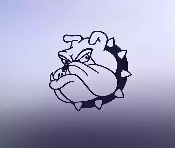 2D ART DOG 3D print model