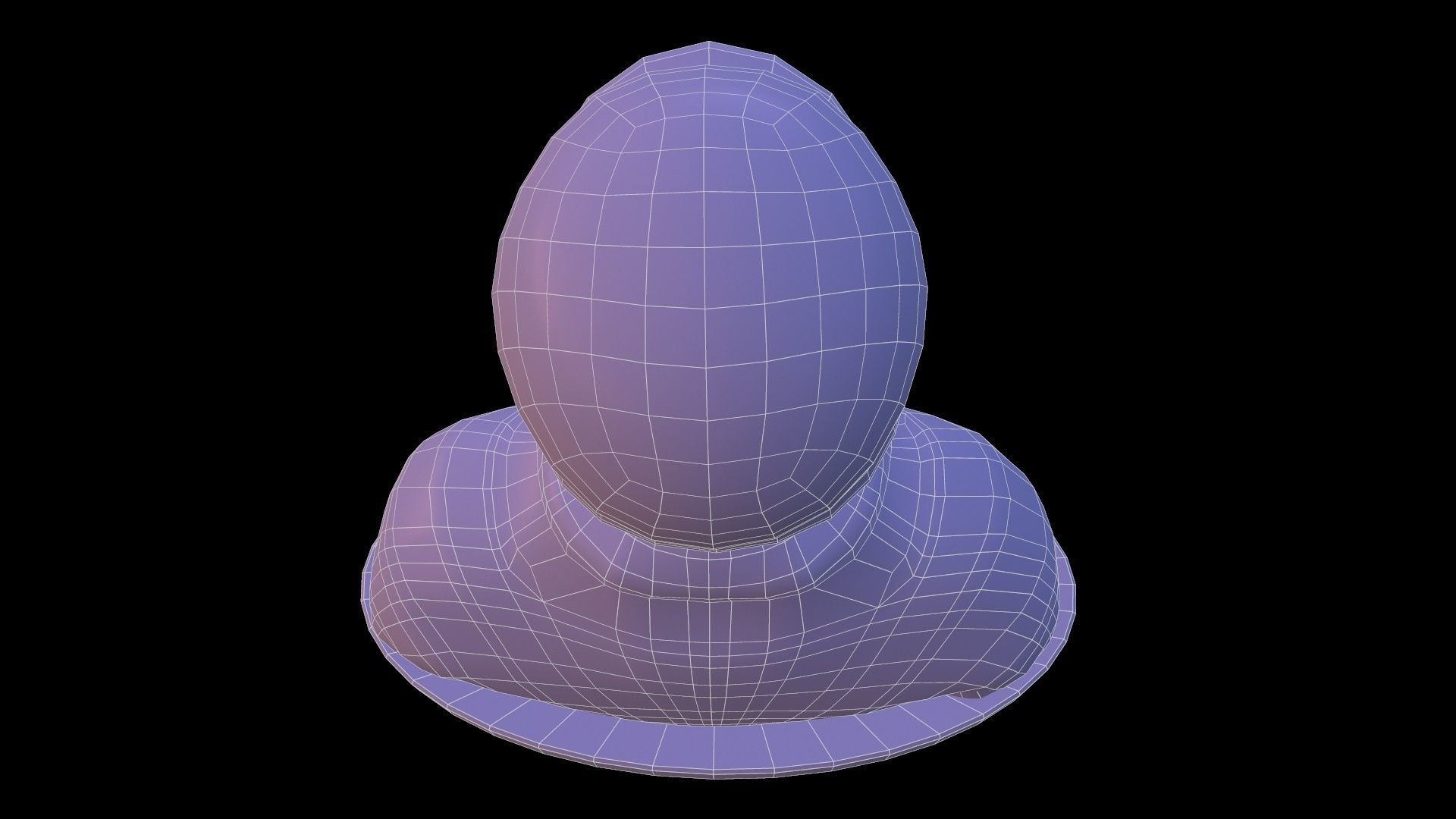 Statue Soldier Low-poly 3D model_15