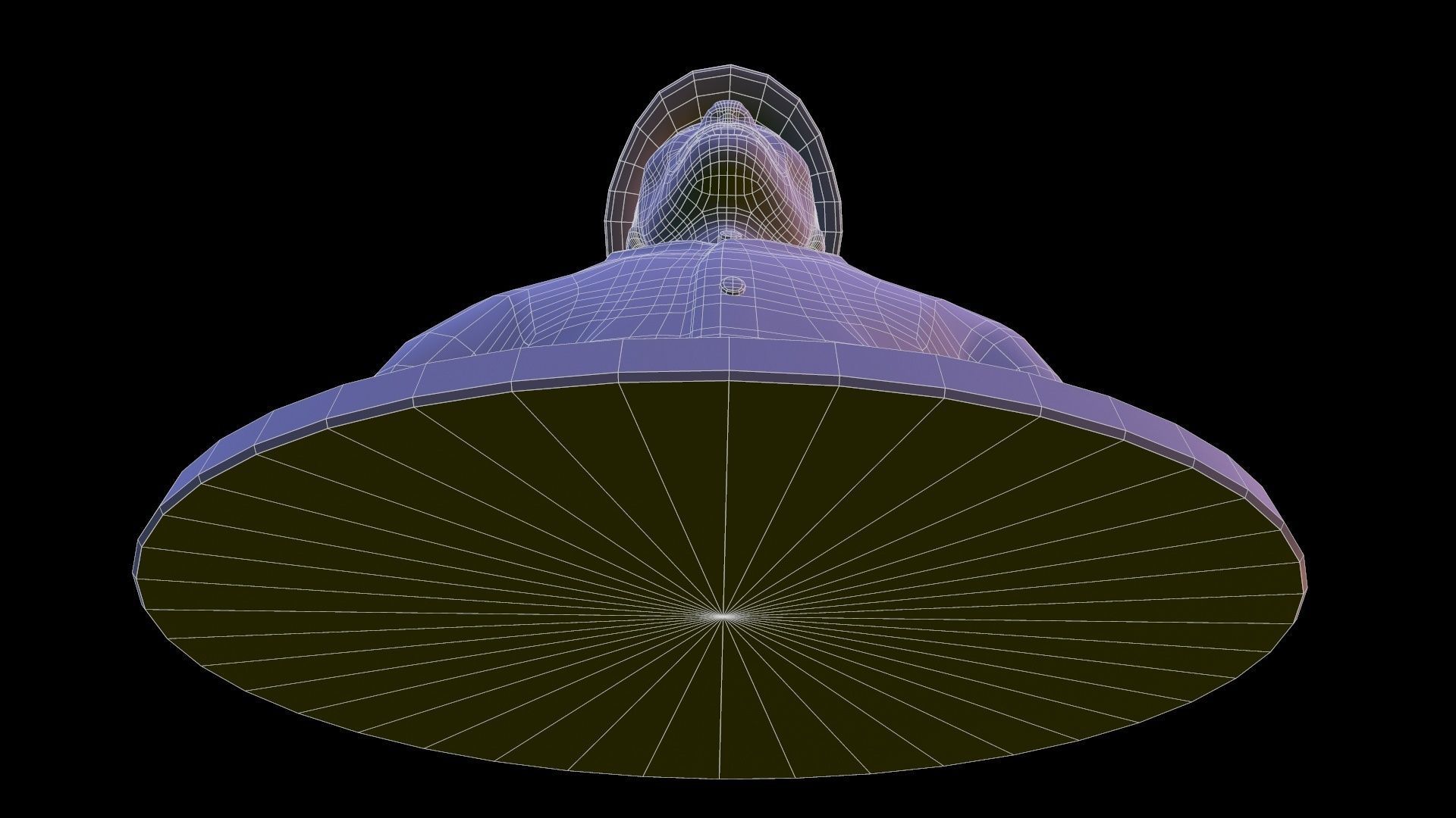 Statue Soldier Low-poly 3D model_17