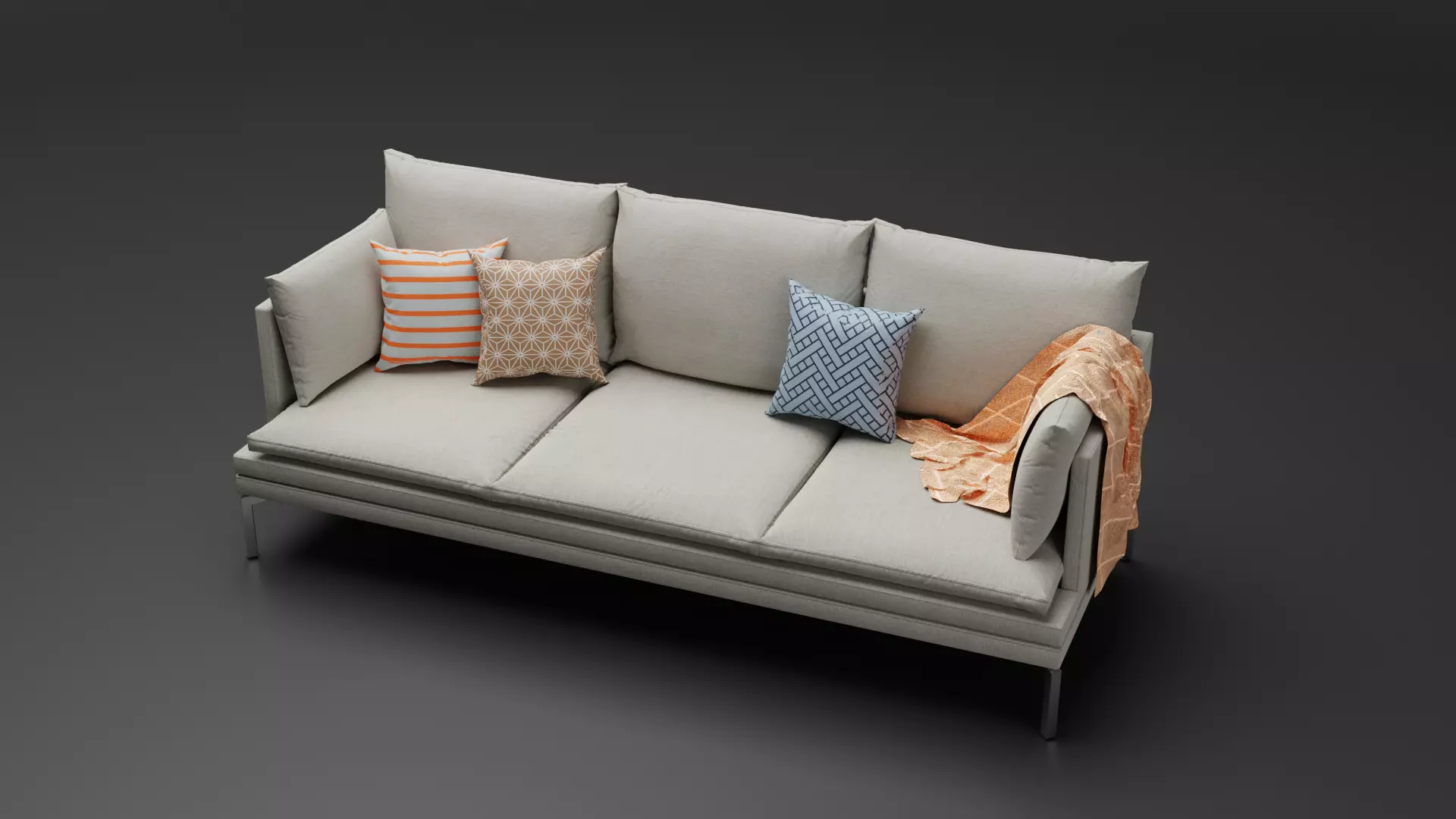 Furniture - Couch Sofa Free 3D model