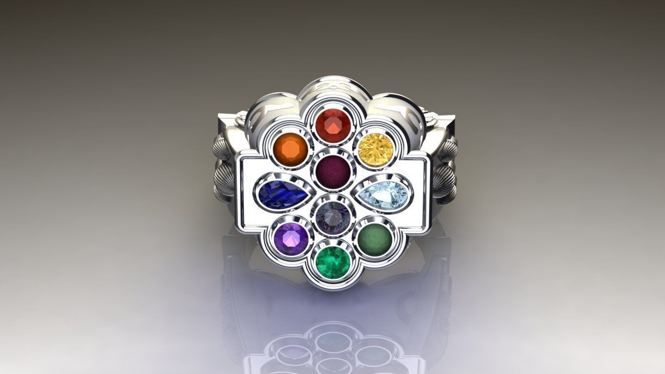 Mens ring STL 3D print model_11