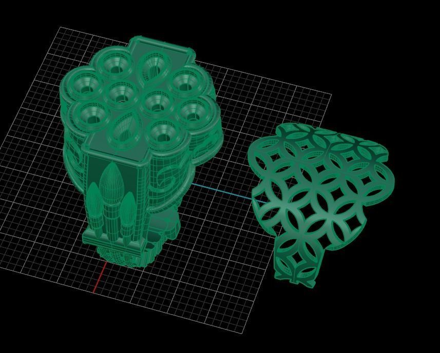 Mens ring STL 3D print model_14