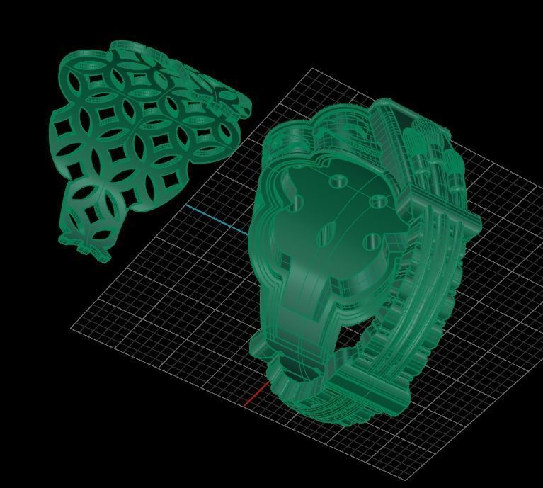 Mens ring STL 3D print model_12
