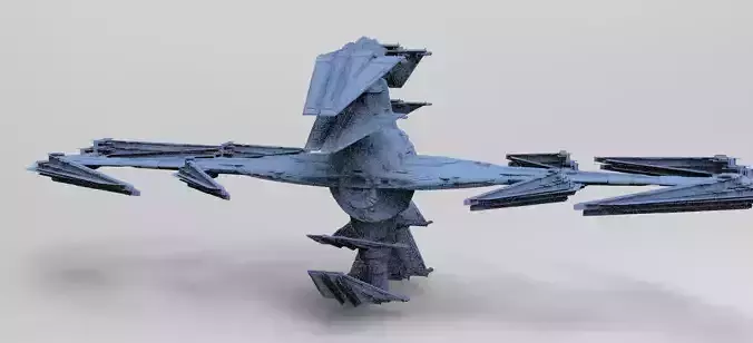 Sci-Fi Ocean Tech ship barrior ship 5