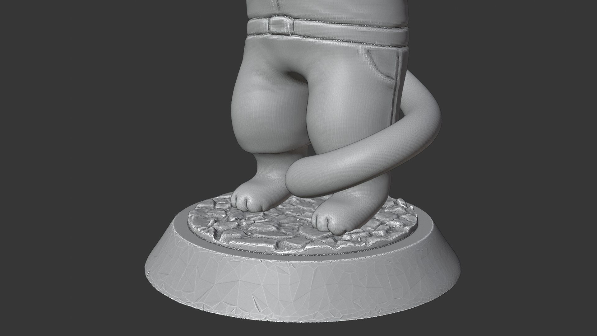 Ukrainian War Cat with NLAW Rocket Launcher ZSU 3D print model_11