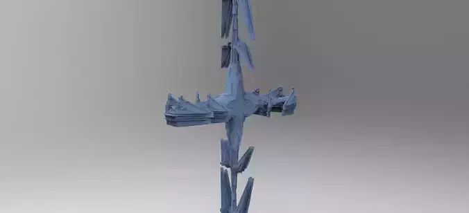 Sci-Fi Ocean Tech ship barrior ship ruin 3