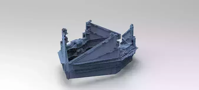 Sci-Fi Ocean Tech ship barrior Shield 1 