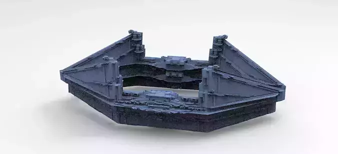 Sci-Fi Ocean Tech ship barrior Shield 2