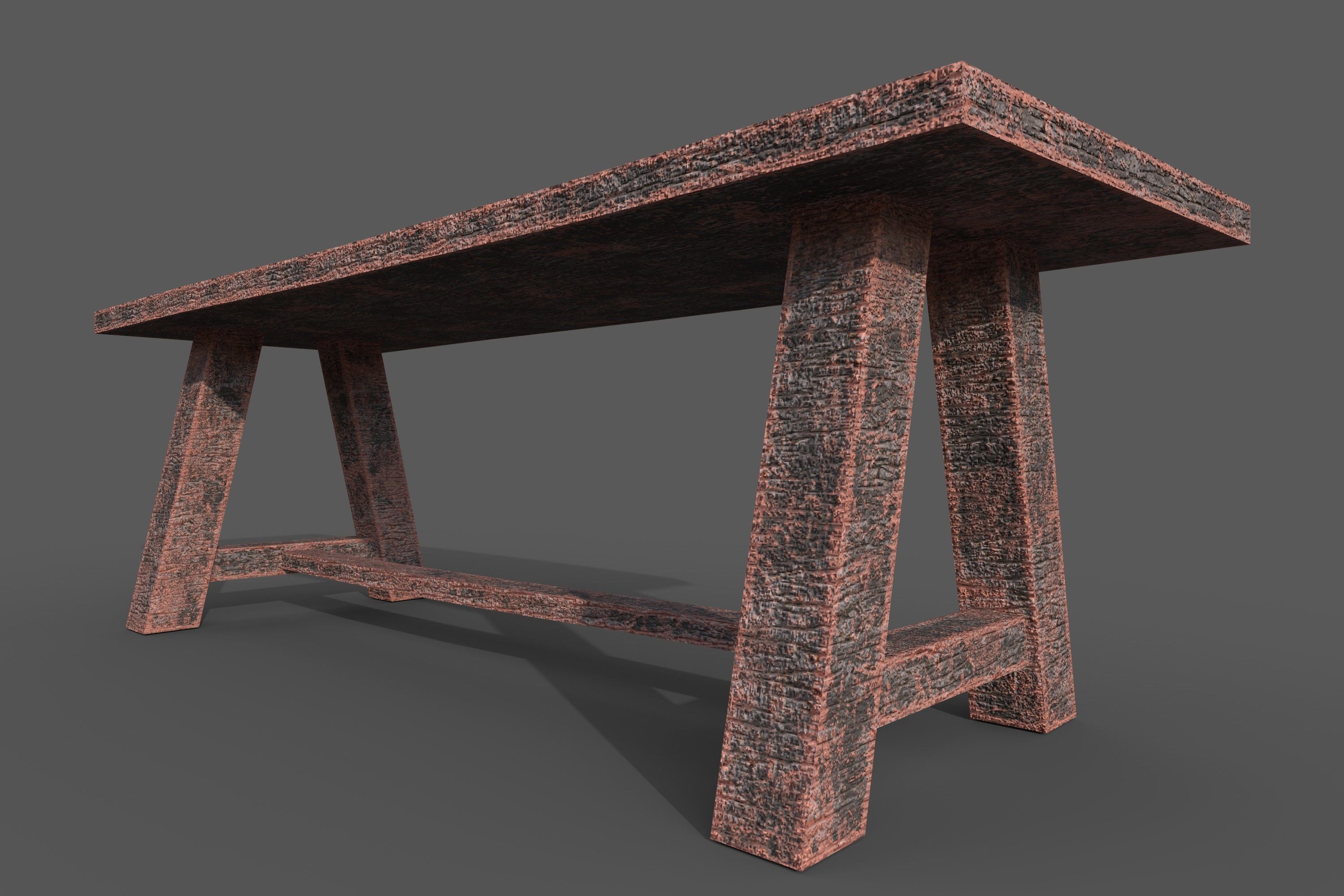 Sit Low poly With PBR Texture Low-poly 3D model_1