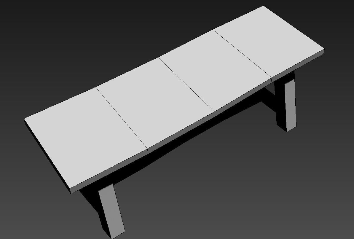 Sit Low poly With PBR Texture Low-poly 3D model_7