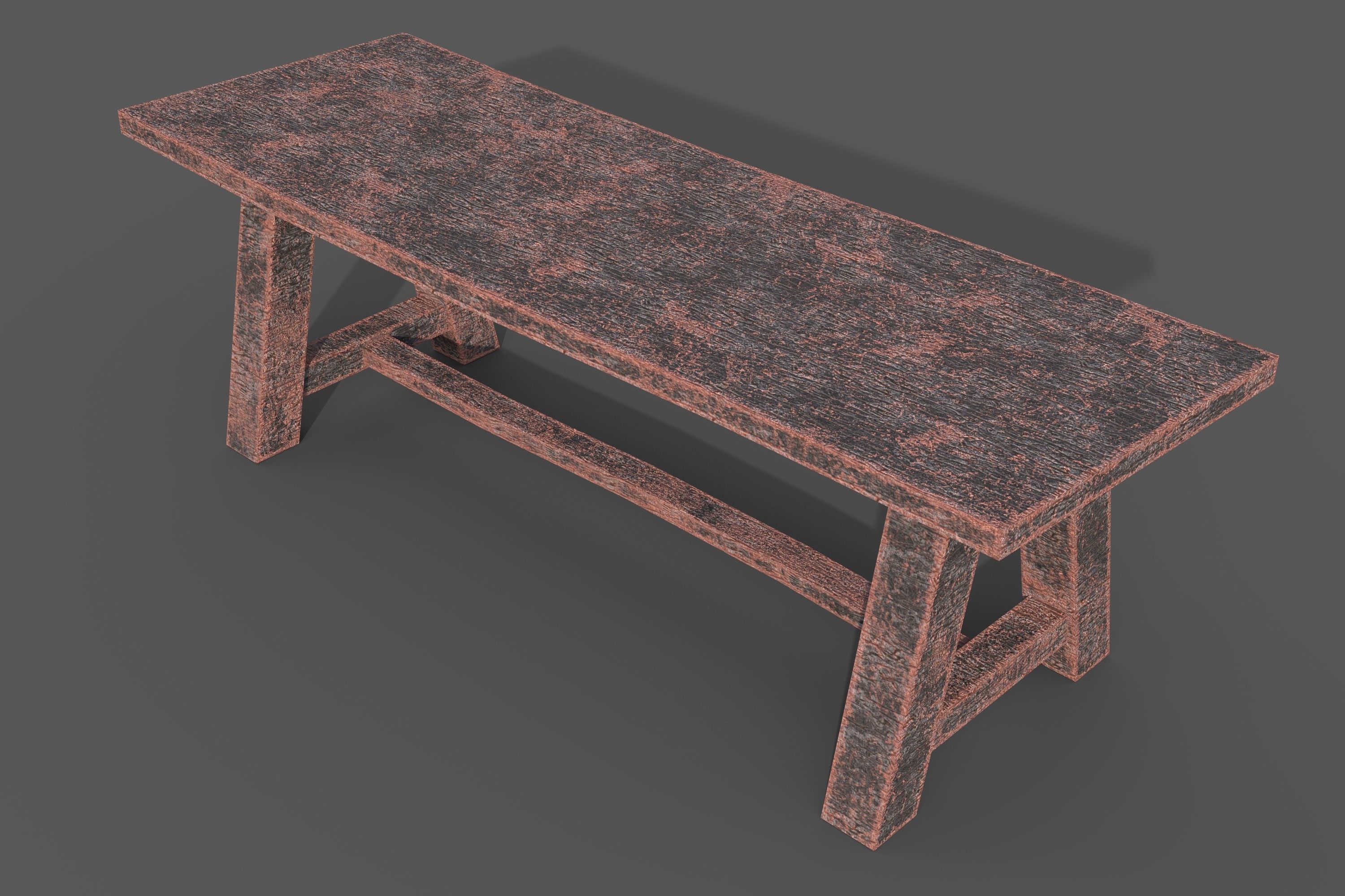 Sit Low poly With PBR Texture Low-poly 3D model_4