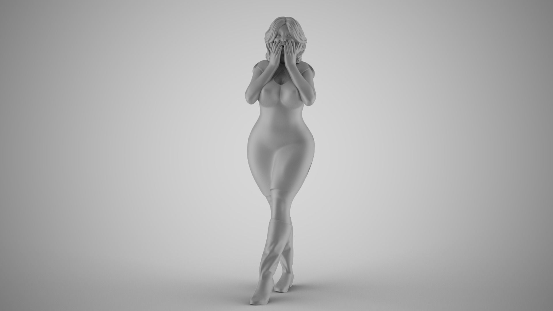 Gossip Bewilderment 3D print model_3