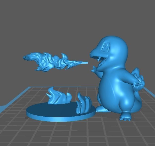 POKEMON FIGURES - CHARMANDER 3D print model_3