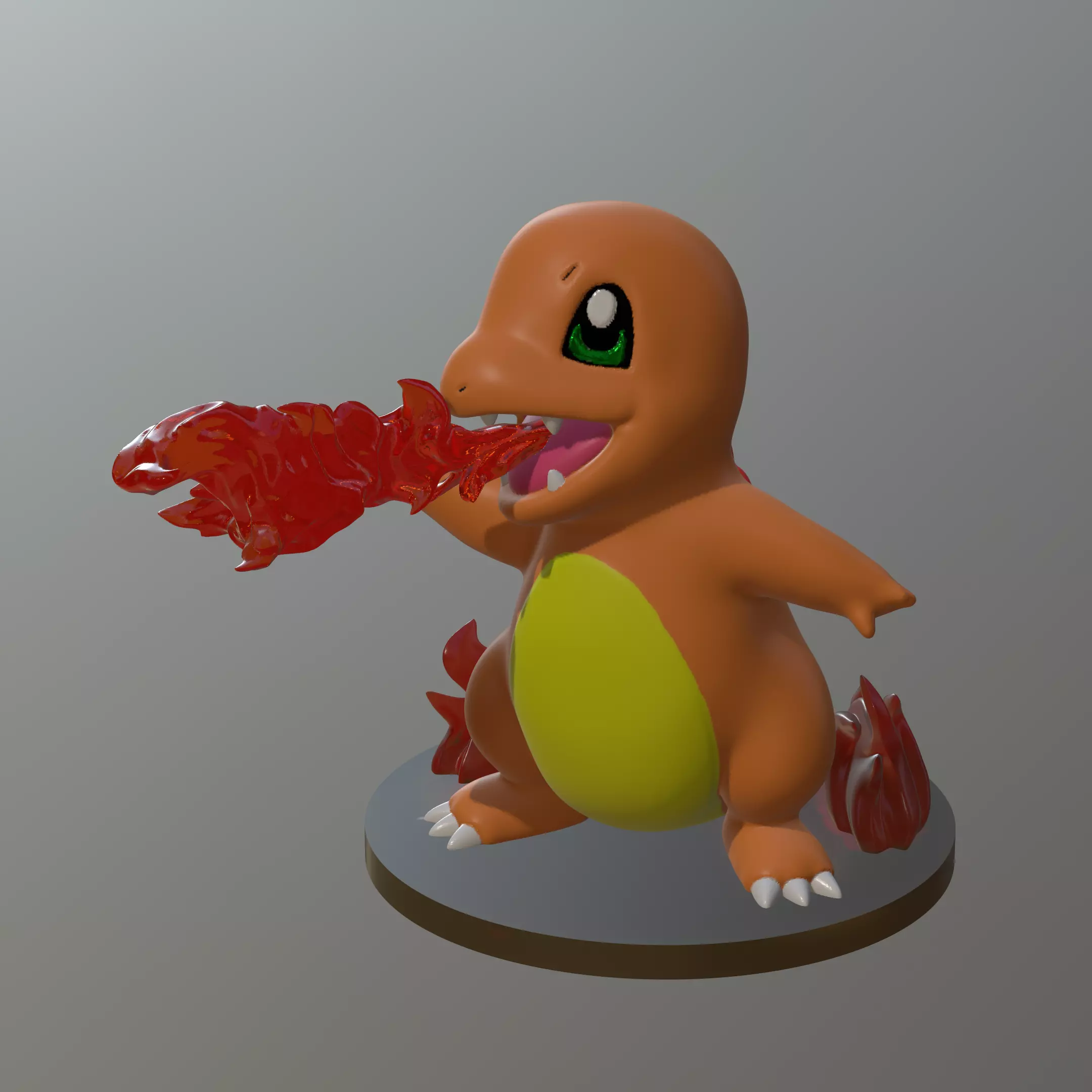 POKEMON FIGURES - CHARMANDER 3D print model_0
