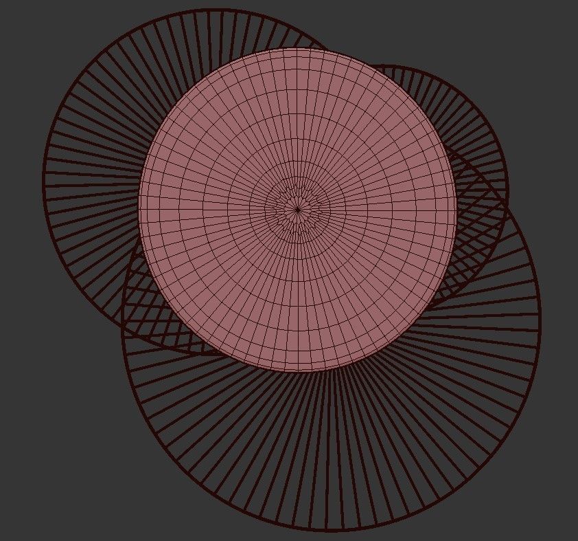 Drievoudige hanglamp van zwarte 3D model_4