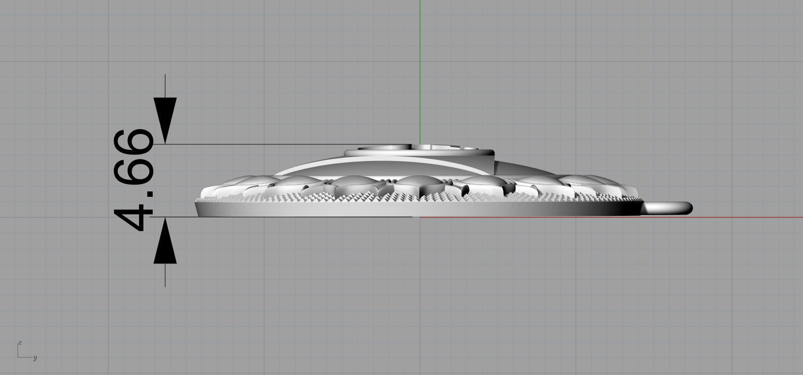 Vishuddha chakra Pendant for printing  3D print model_11