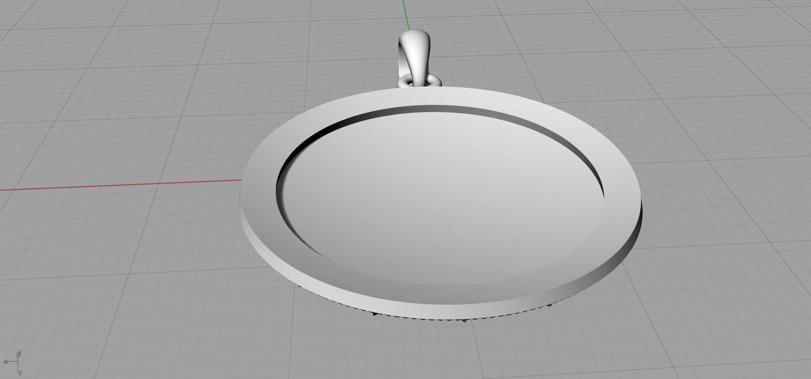 Vishuddha chakra Pendant for printing  3D print model_14