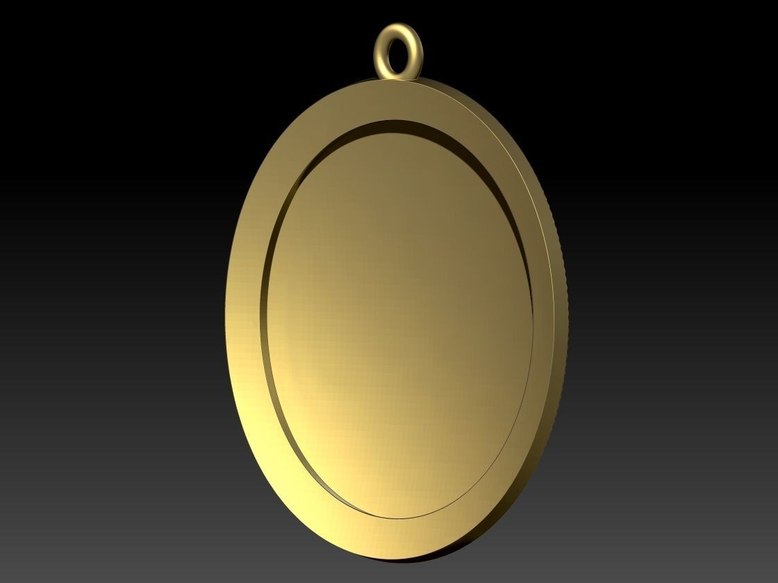 Vishuddha chakra Pendant for printing  3D print model_8