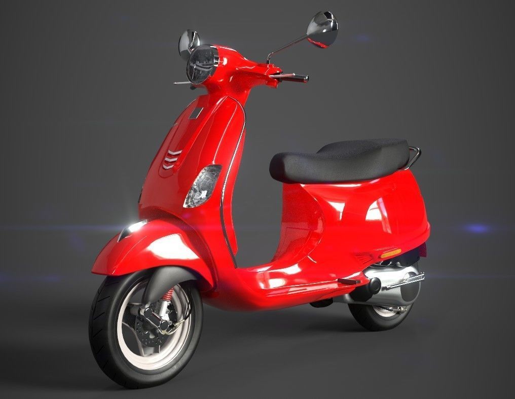 Scooters Combo Pack 3D Model Collection_44
