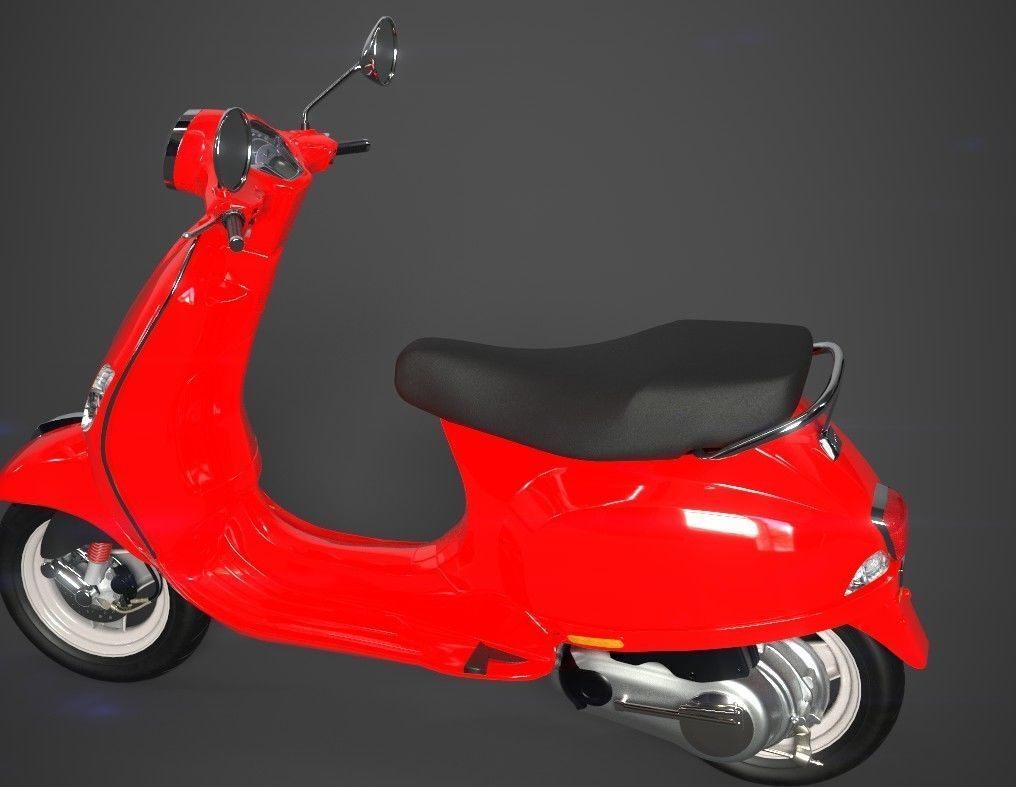 Scooters Combo Pack 3D Model Collection_42