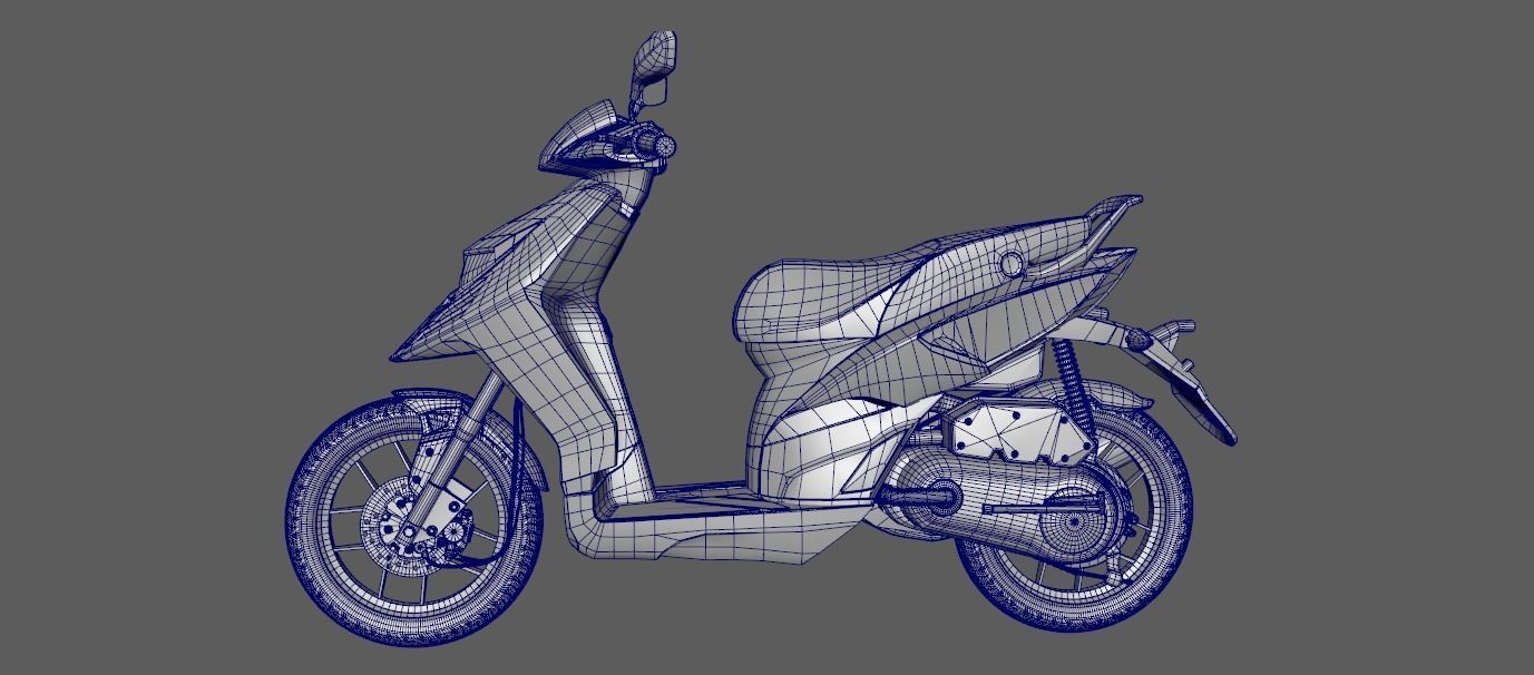 Scooters Combo Pack 3D Model Collection_33