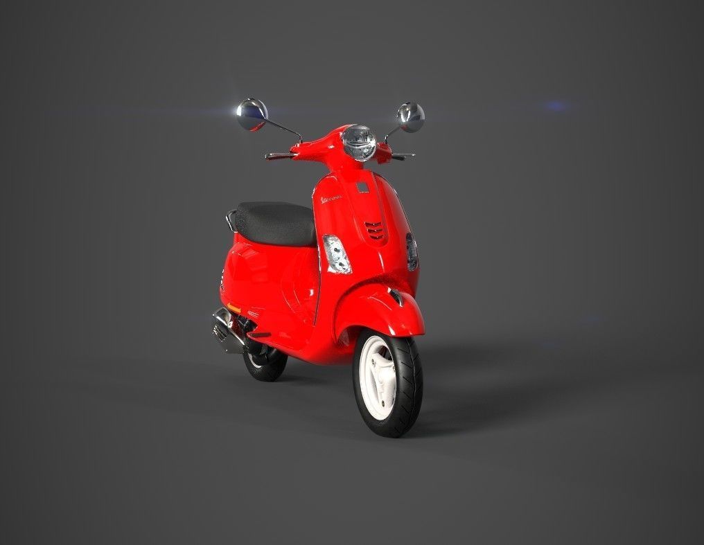 Scooters Combo Pack 3D Model Collection_36