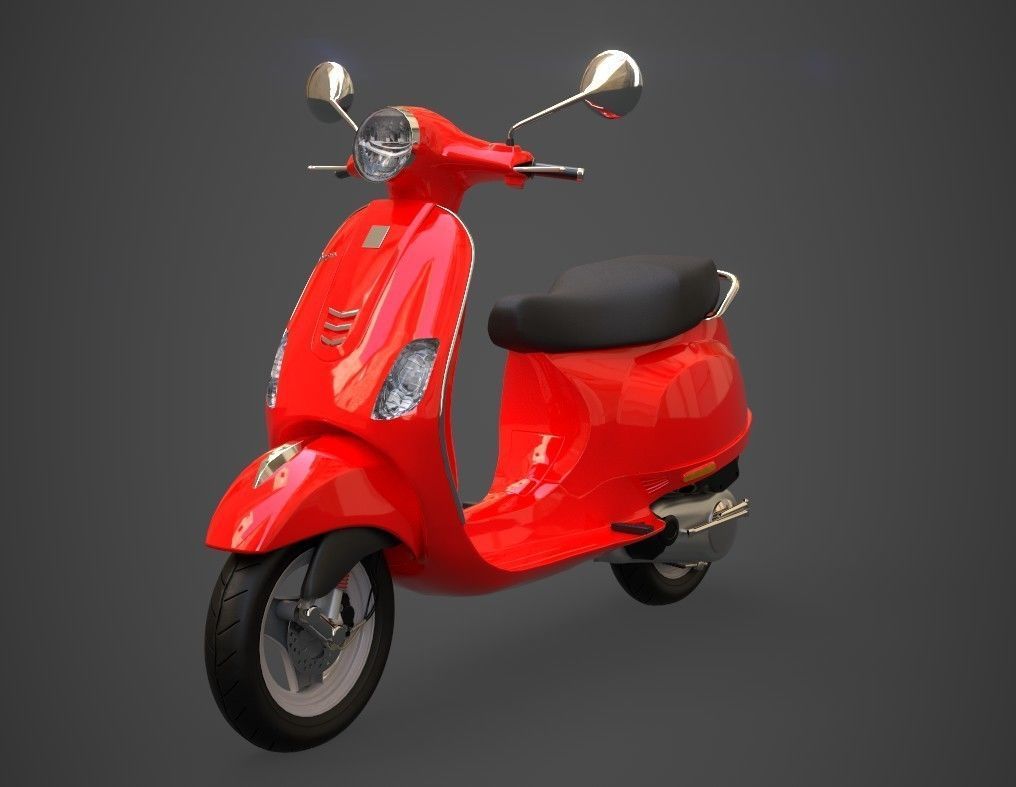 Scooters Combo Pack 3D Model Collection_48